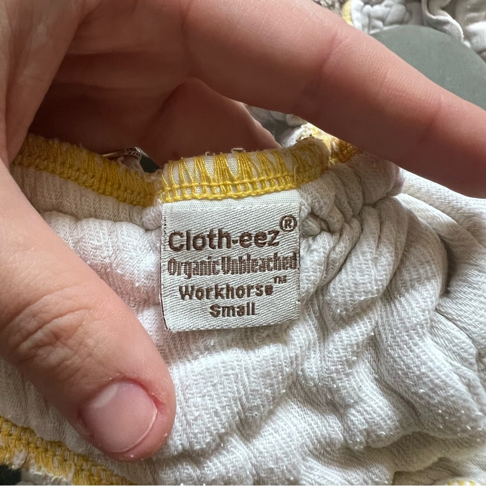Lot of 10 Cloth-Eez Small Workhorse Cloth Diapers